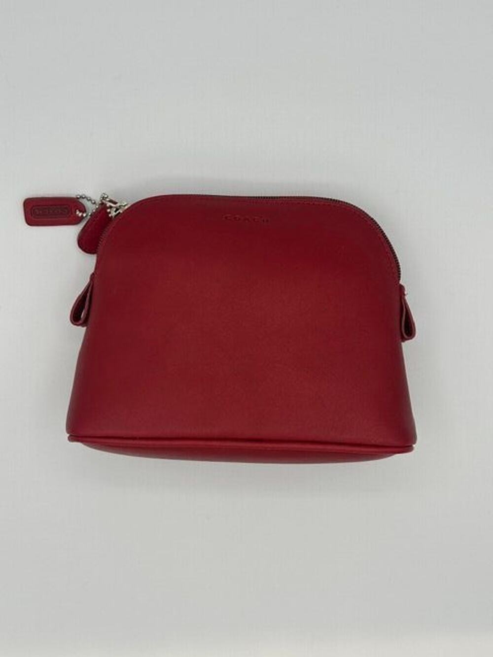 Coach Red Dome Cosmetic Case / Travel Pouch MINT